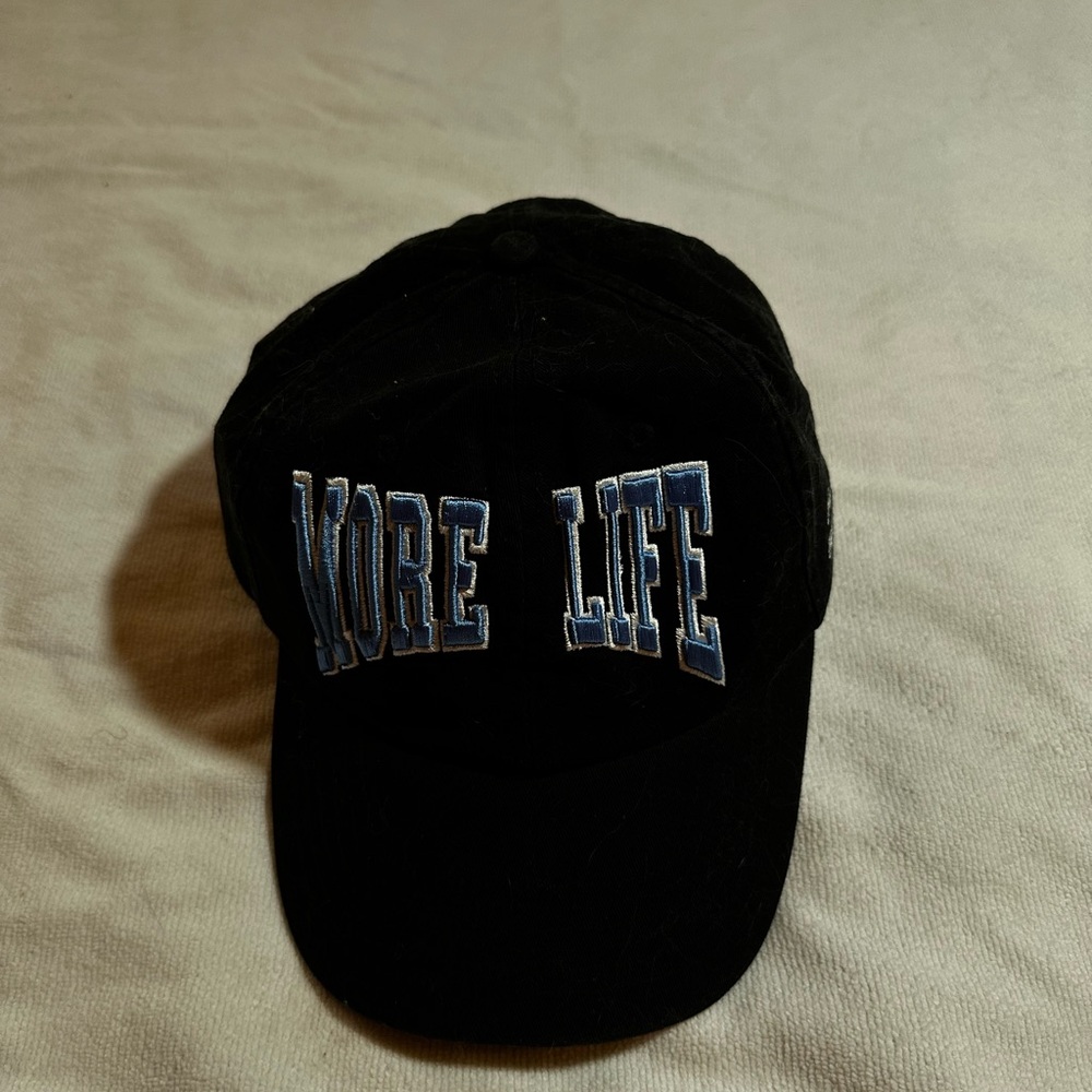 OVO MORE LIFE EMBROIDERED BASEBALL HAT Drake
